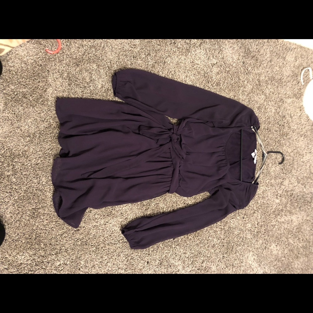 dark purple dress